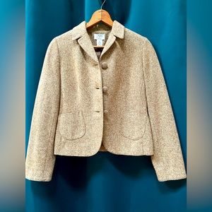 Size 2P Wool Blend Blazer